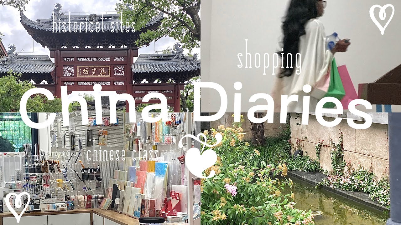 study abroad in china diaries pt 2💐~ Chinese class, shopping, historical sites & more