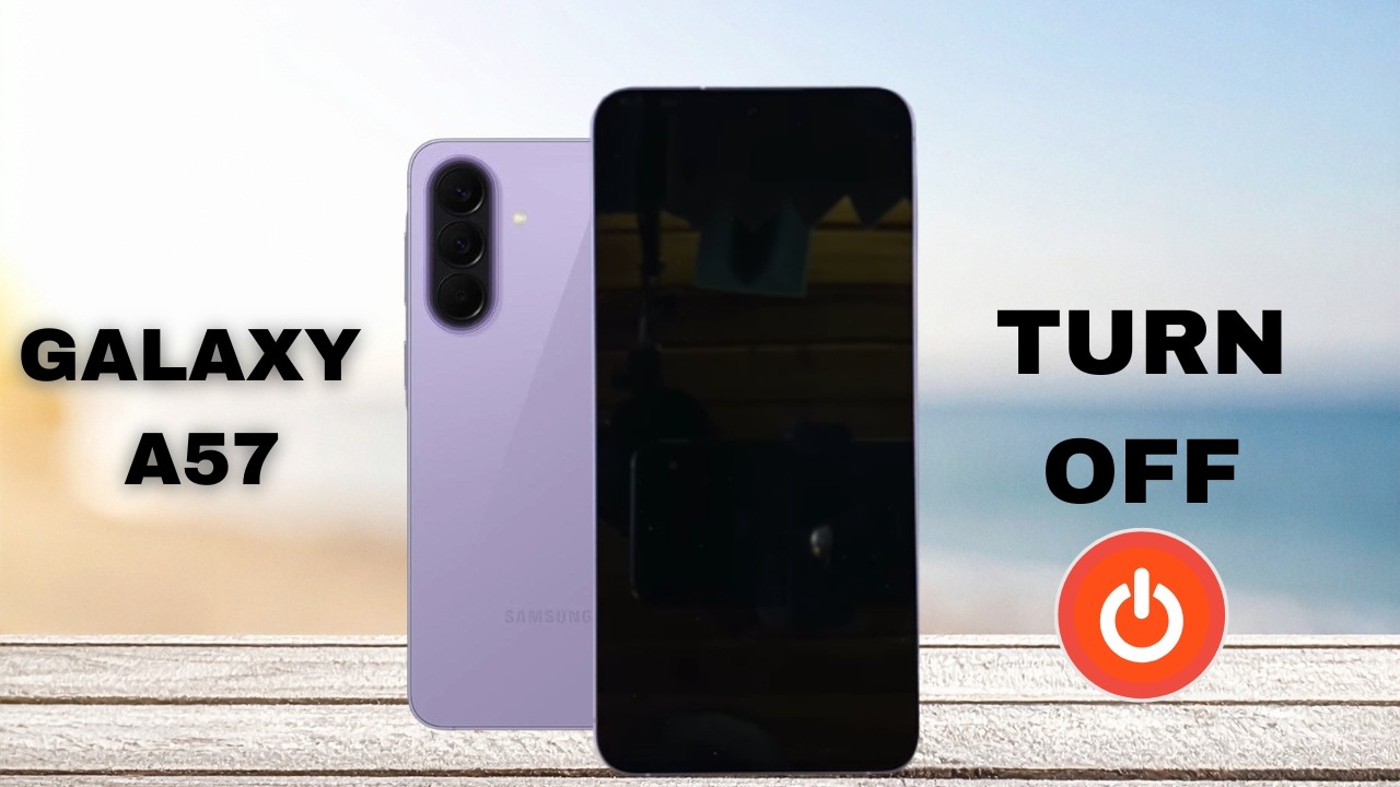 How To Turn OFF Samsung Galaxy A57 5G