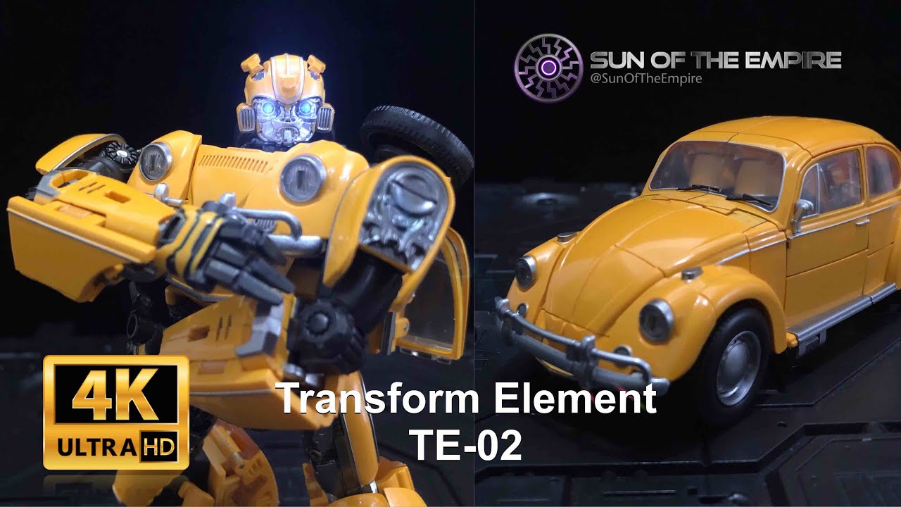 Transform Element TE-02 Bettle Bumblebee | Movie VW Beetle Bumblebee Unboxing Q.Review 184
