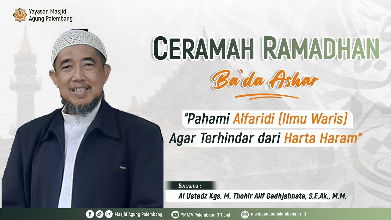 [LIVE]  SHOLAT ASHAR BERJAMA'AH DAN CAWISAN BA'DA ASHAR