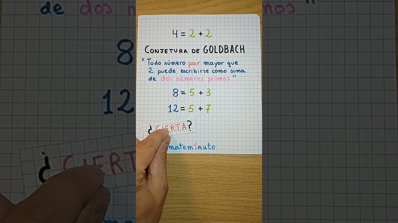 CONJETURA DE GOLDBACH