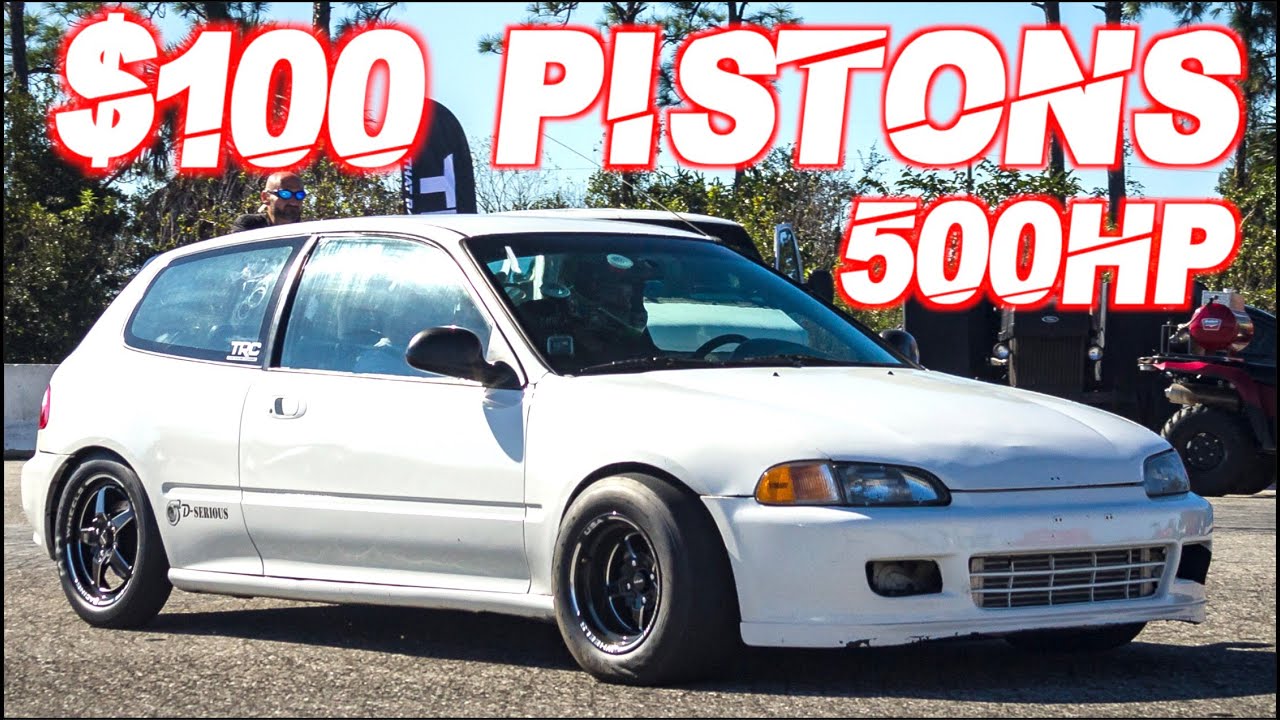 500HP Turbo Civic on 30PSI (D-Series Budget Build) + 800HP Honda vs 850HP Supercar PHOTO FINISH!