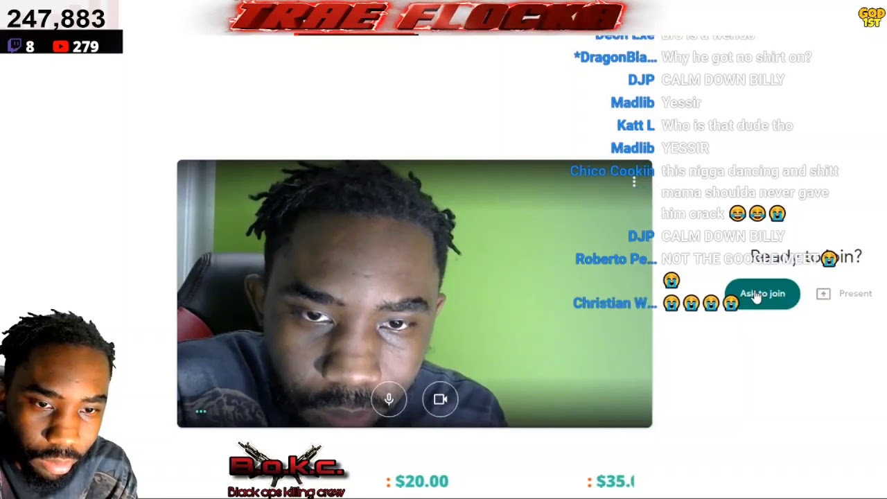 trae flocka exposed a Racist troll