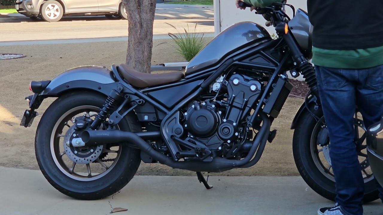 2023 Honda Rebel 500 with Coffmans Exhaust