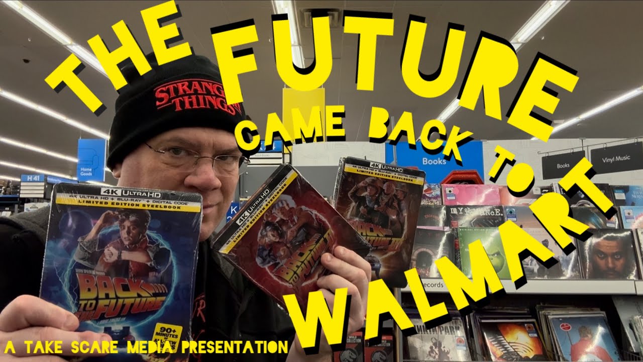 THE FUTURE IS BACK AT WALMART | NEW STEELBOOKS STOCKED | Movie Hunting Day | Back to The Future 4k 