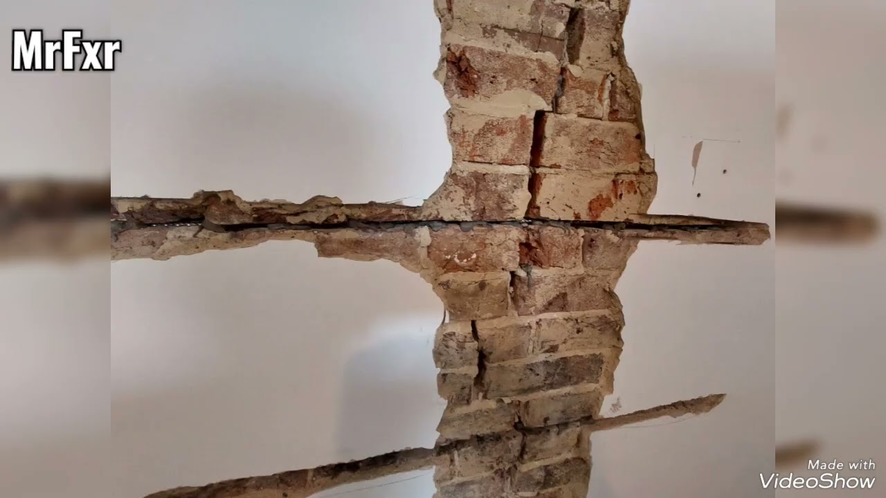 Спиральные стержни и смоляная фиксация швов на стенах