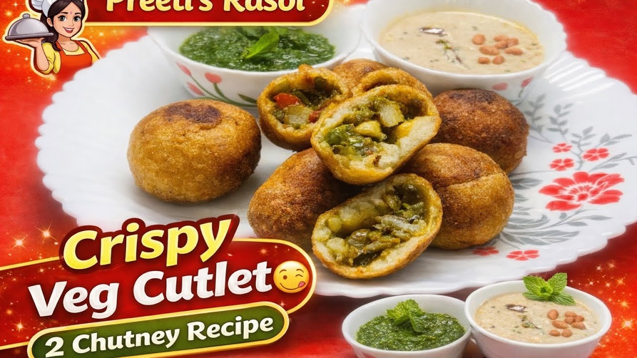 Crispy Suji Veg Cutlet | सूजी का नया टेस्टी नाश्ता