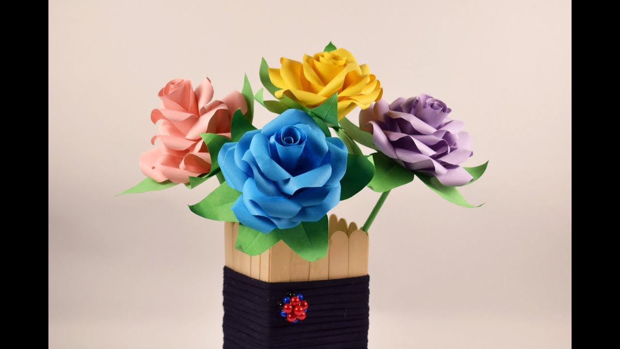 Paper Rose Bouquet | Water Lily | Paper ART 013