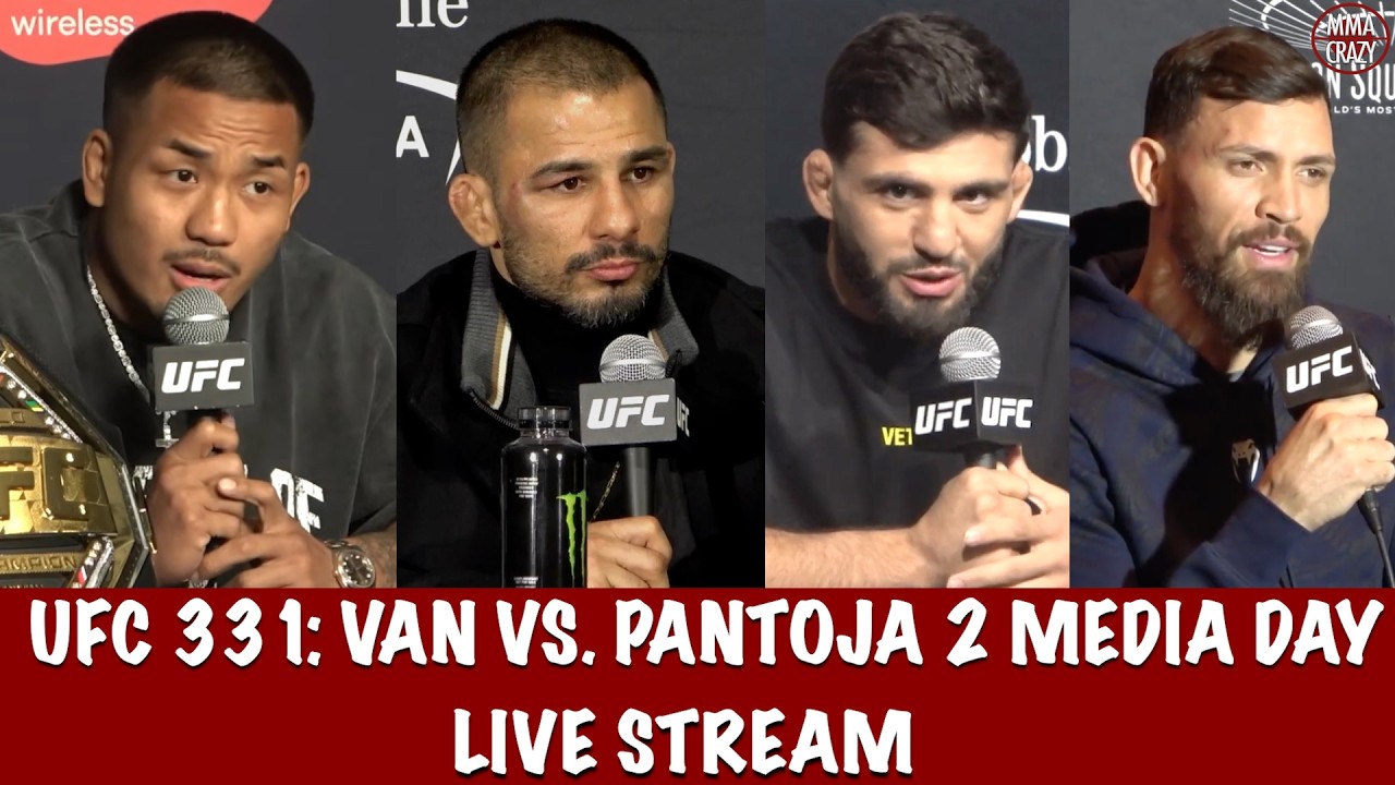 UFC 331: Van vs. Pantoja 2 Media Day Live Stream