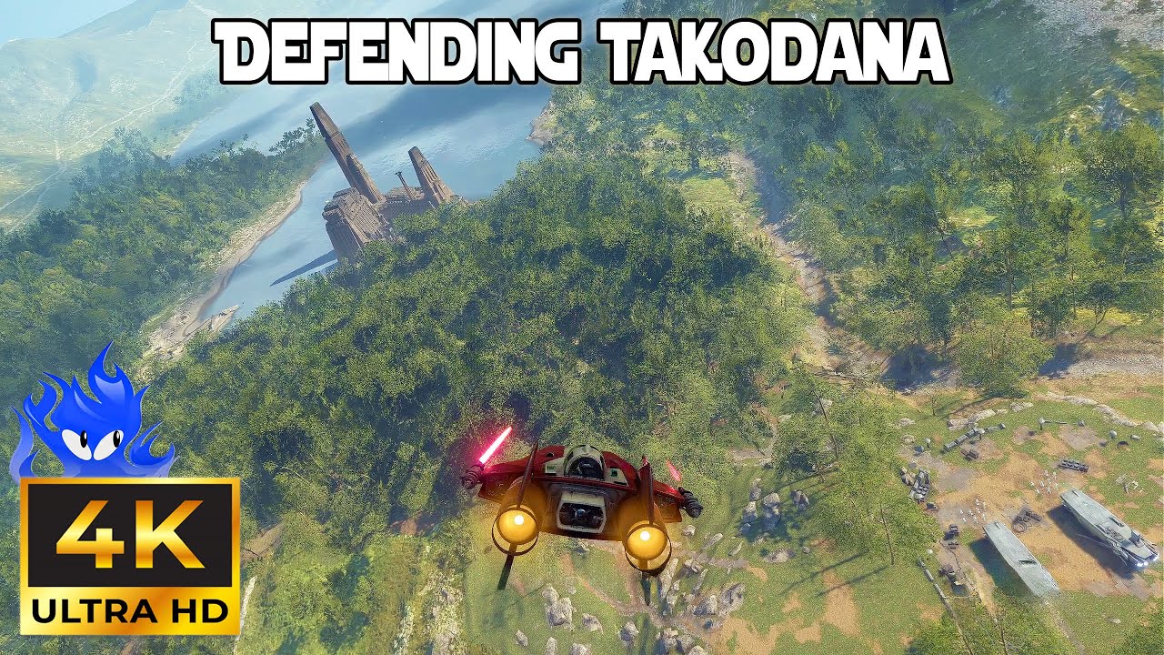 Exciting Defense on Takodana | Star Wars Battlefront 2 | Galactic Assault [PC 4K]