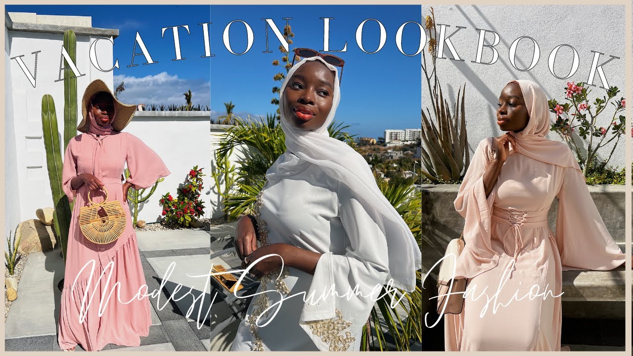 Modest Summer Outfit Ideas | Vacation Lookbook ft. Miss Fm's, Hijab Throne, Amazon Fashion