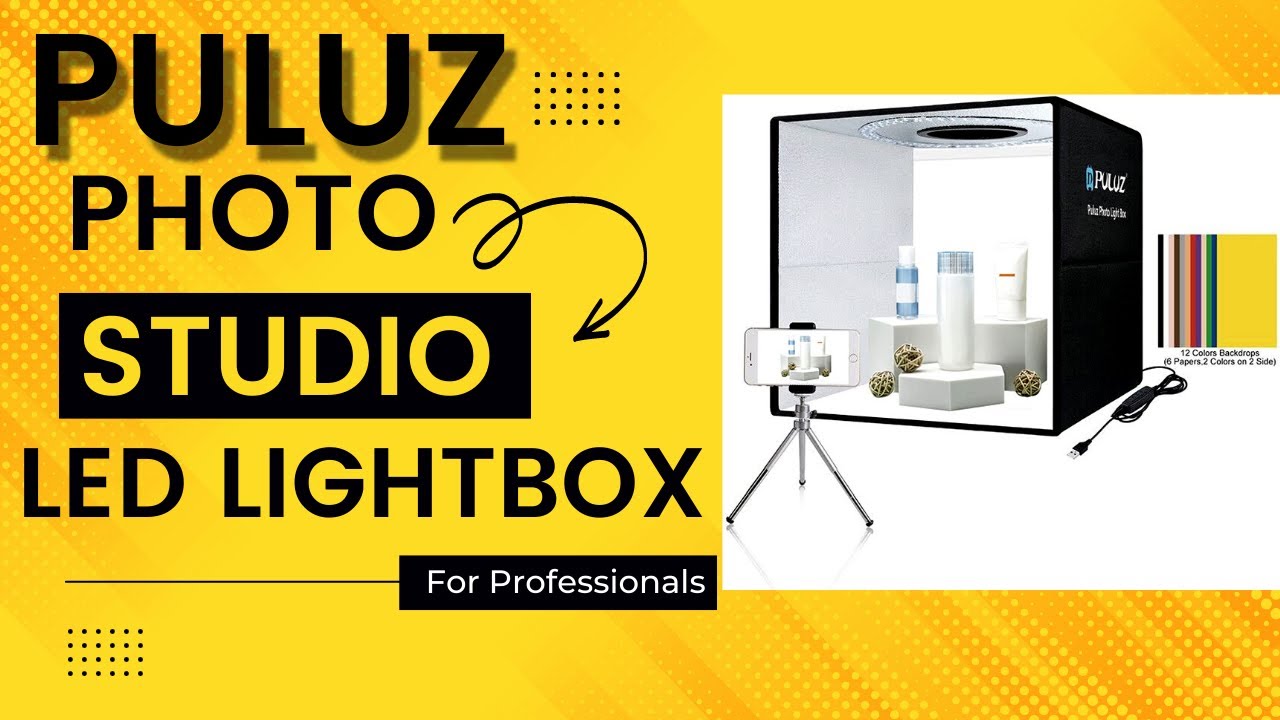 Foldable Portable LED Photo Studio Light Box by PULUZ