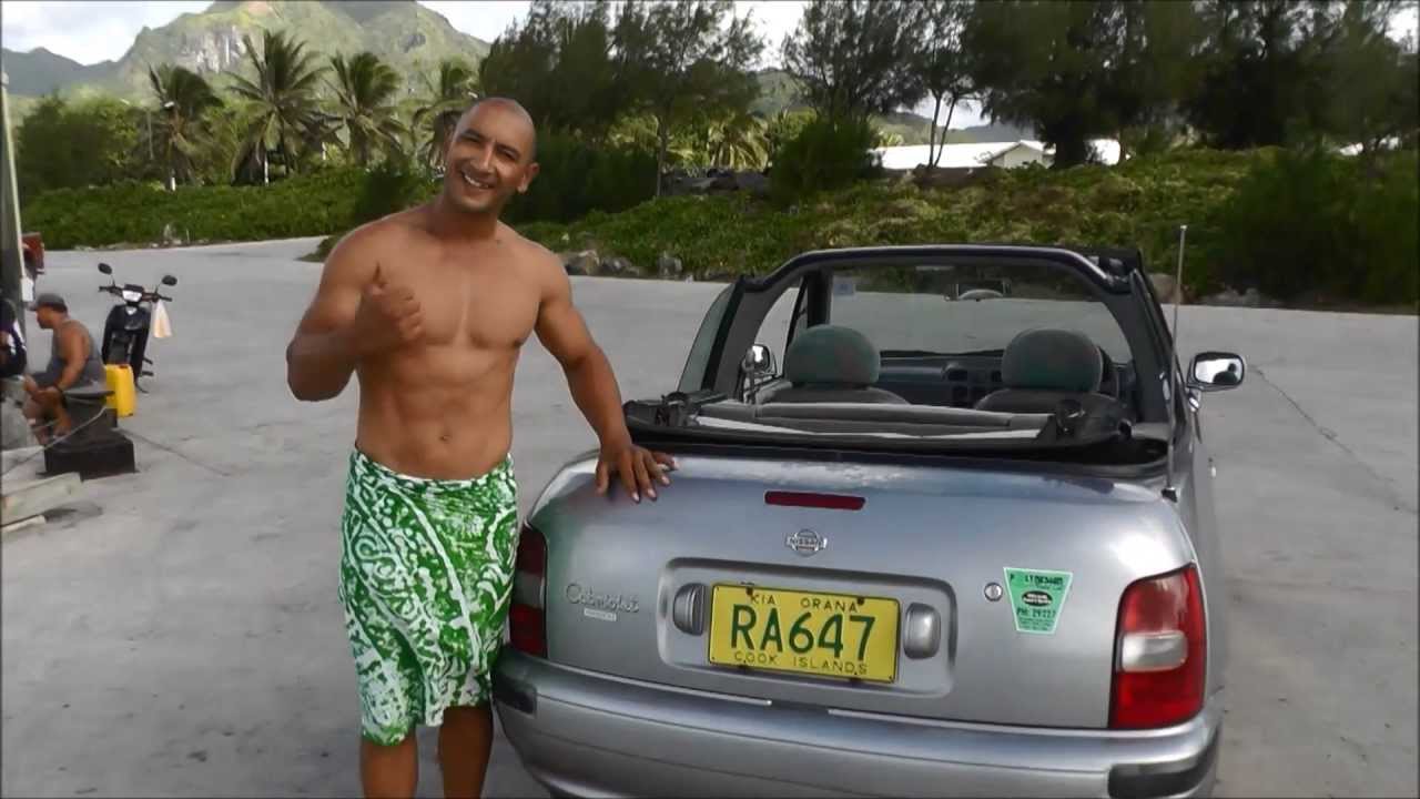 Nissan March Convertible Rental Car Demo -  