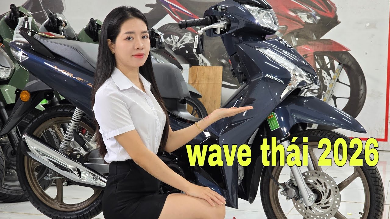 Wave thái 2026 màu mới giá Xe Hôm nay Hấp dẫn | Mỹ motor 