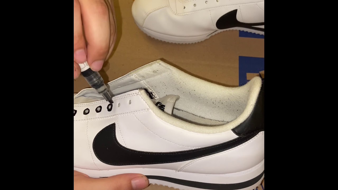 Nike Cortez cartoon custom