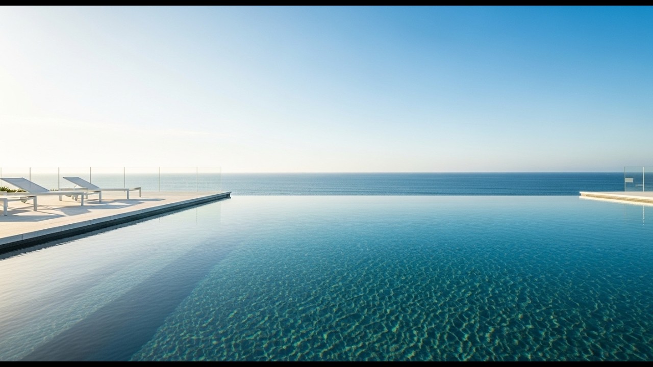 Infinity Pool 4K: Luxury, Ocean, and Calm for Deep Relaxation