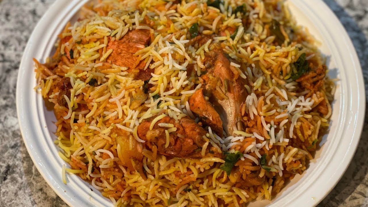 Tandoori Poulet Briyani (En Creole) - La Cuisine Laila