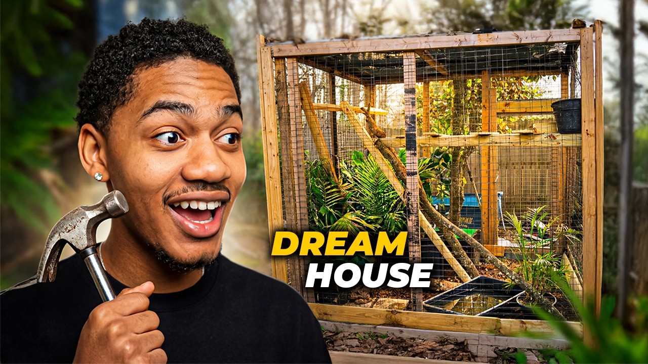Building My DREAM Asian Water Monitor Enclosure! (Full Build)