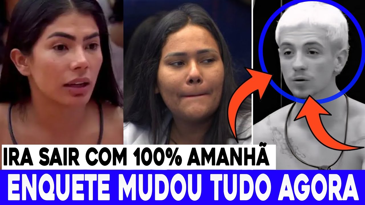BBB 26: MUDAN&Ccedil;A INACREDIT&Aacute;VEL VAI SAIR COM 100% ENQUETE UOL QUEM SAI JULIANO CHAIANY OU MARCIELE