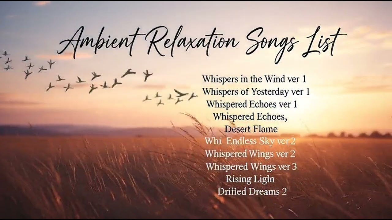 Soft Ambient Background Music for Relaxation 🌊