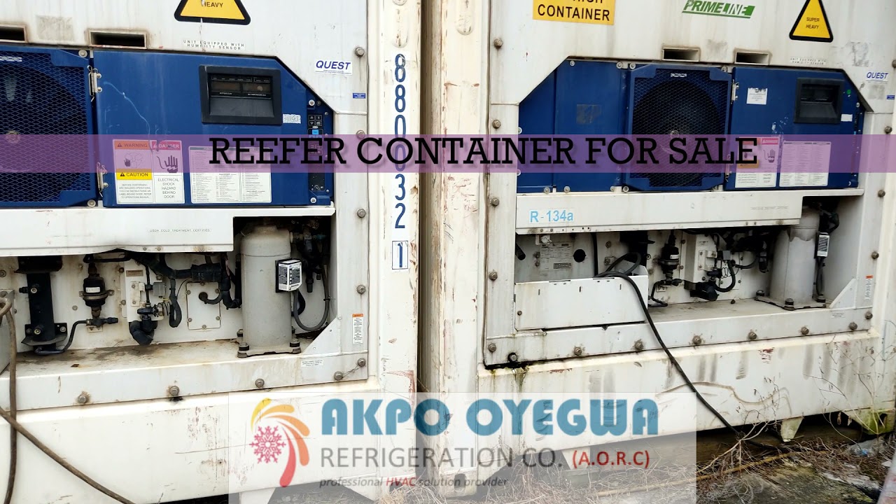 Refrigerated container price by Akpo Oyegwa Refrigeration Company.