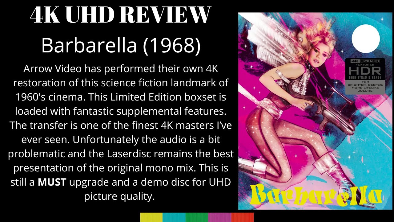 Barbarella (1968) Arrow Video Limited Edition 4K UHD Review