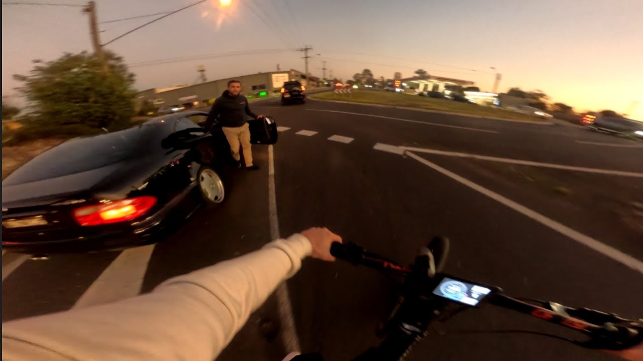 Superwog lookalike crashes out on E-biker doing wheelies 😱 