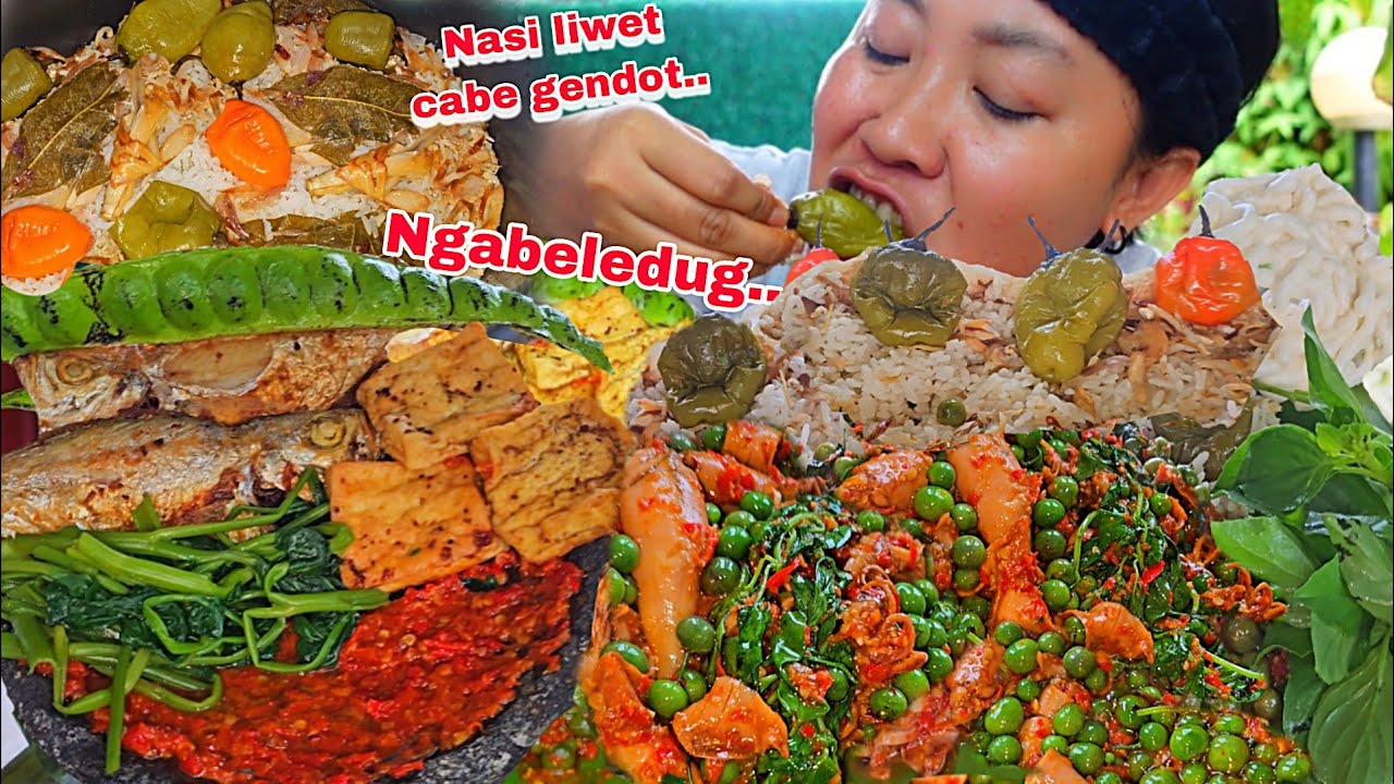 NGABELEDUK 🥵‼️ NASI LIWET CABE GENDOT, OSENG CUMI ASIN LENCA KEMANGI