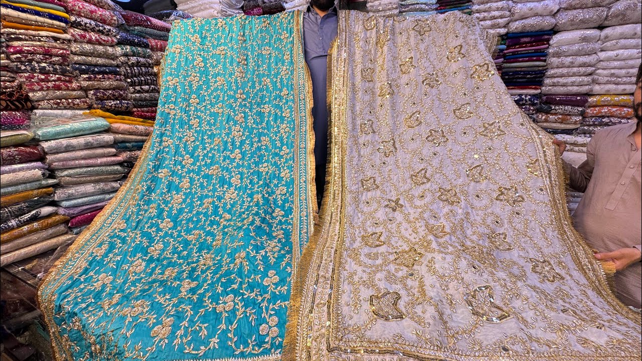 Sasta Khan 🔥Hand Painted Pupatta 😍& Gotta Patti Gaji Silk Duppata Collection