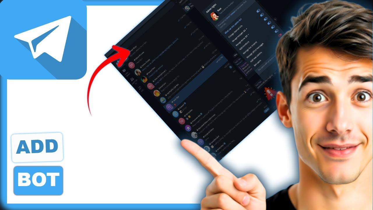 Как добавить бота в Telegram-канал (самый простой способ) (руководство 2026 года)