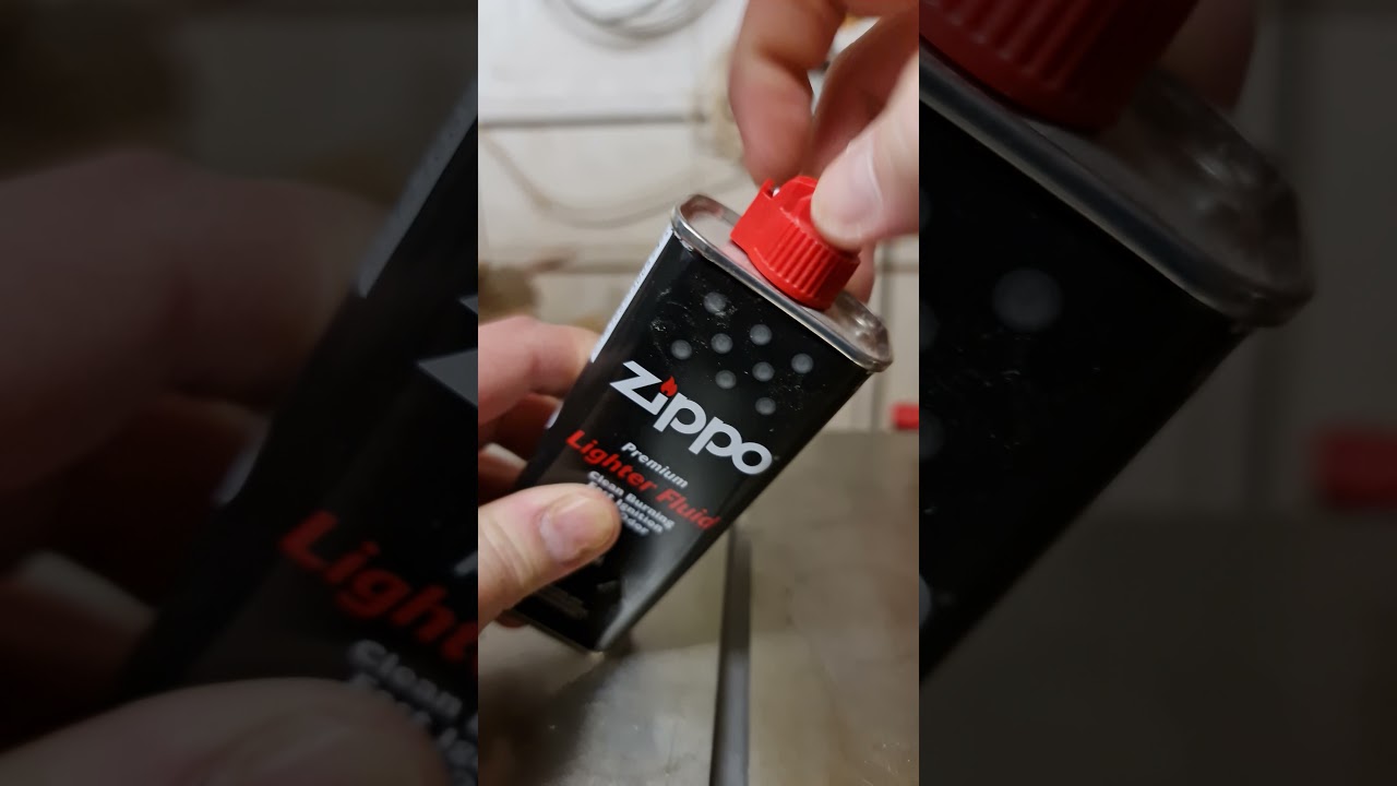 How to open Zippo Lighter Fluid the easy way