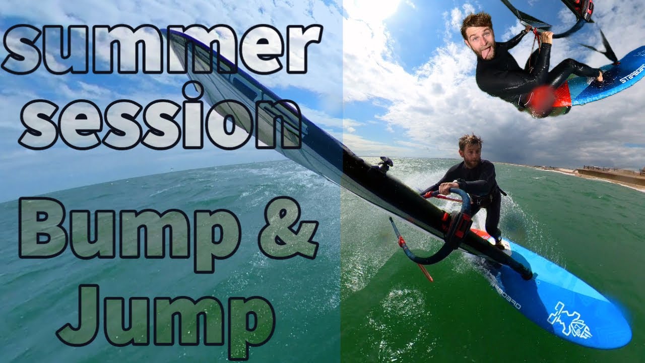 Hayling Island bump & jump, burn & turn session the Kode 105L