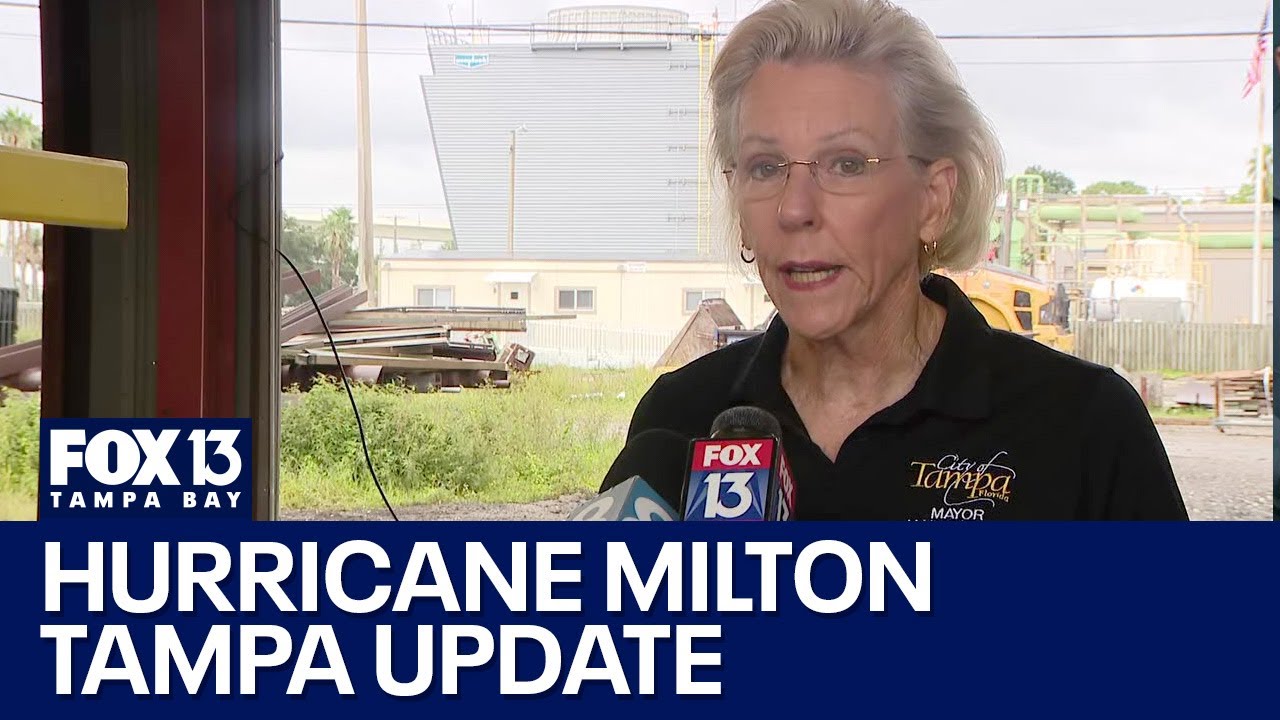 Tampa Mayor Jane Castor gives Hurricane Milton update