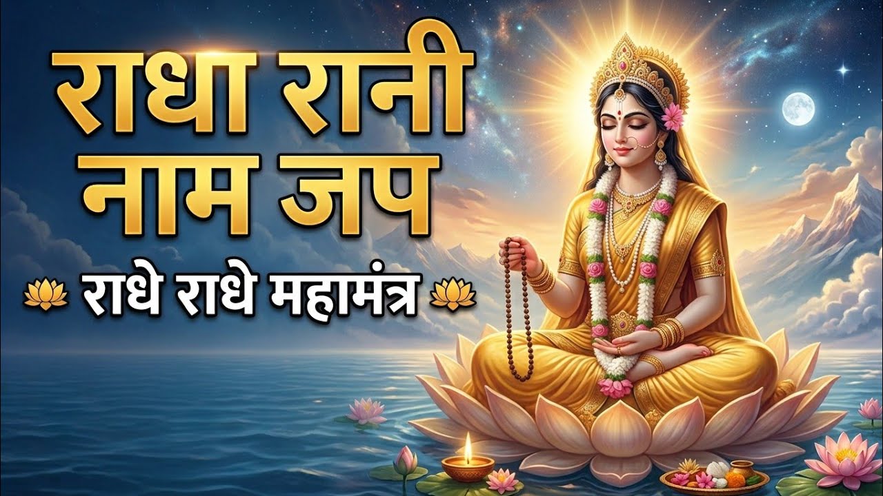 Listen to 28 Powerful Names of Radha Rani 🌸 | 2-Minute Radha Naam Jap for Peace & Positive Energy