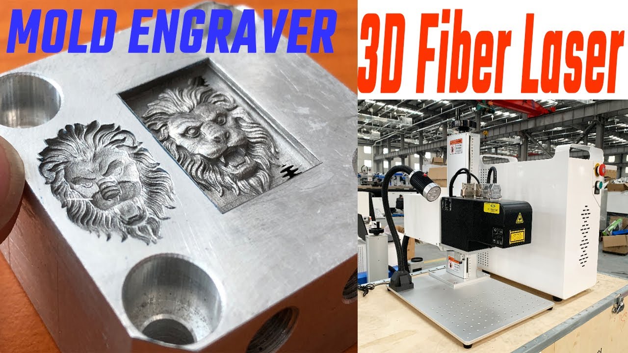 3D Laser Engraving Machine for Metal Steel Mould | 3D Laser engraver