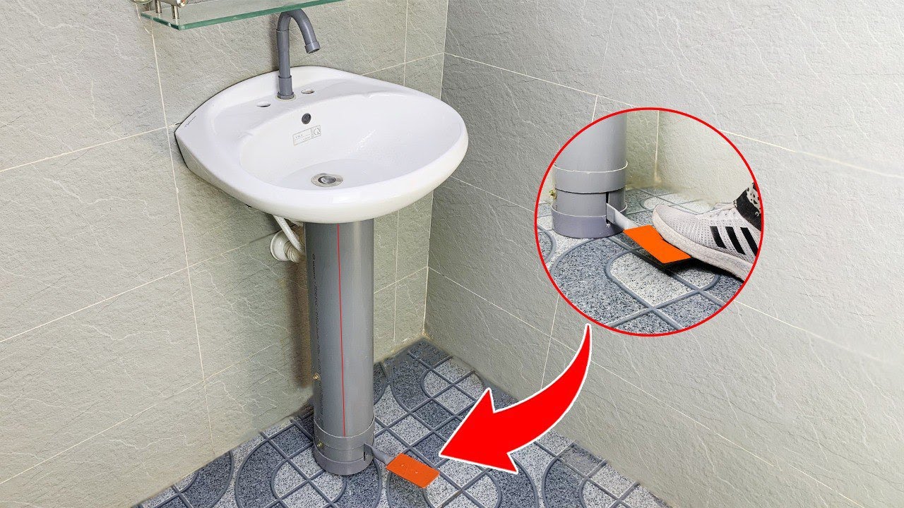 Let's see what happens when a Large PVC Drainage Pipe is Placed Under the Sink ? Useful for life