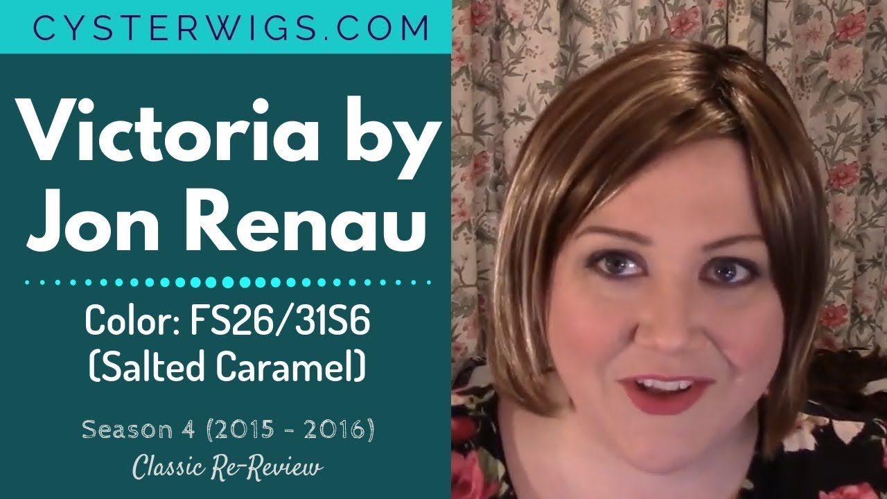 CysterWigs Wig Re-Review: Victoria by Jon Renau, Color: FS26/31S6 (Salted Caramel) [S4E250 2016]