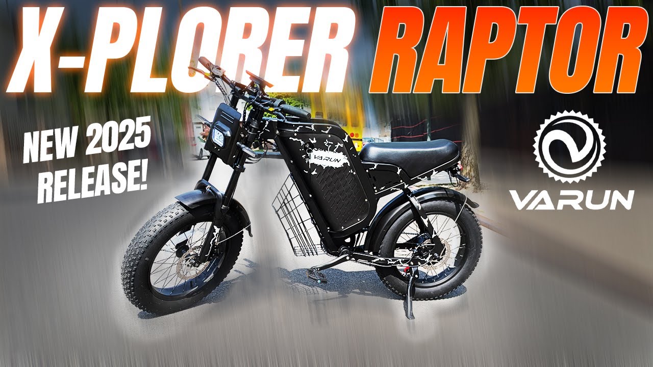 This Moped Style E-bike is VERY IMPRESSIVE for under $1200! Varun X-Plorer Raptor Full Review