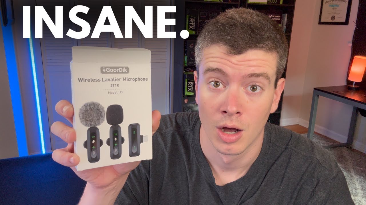 ЛУЧШИЙ БЮДЖЕТНЫЙ ПЕТЛЕВОЙ МИКРОФОН Amazon | GOORDIK 15 $ Wireless Mic