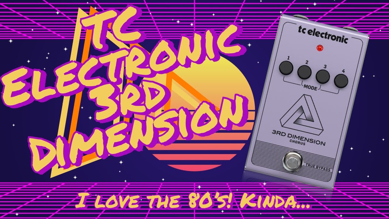 TeleTalks Demos: TC Electronic 3rd Dimension Chorus. 80s tone on a budget!
