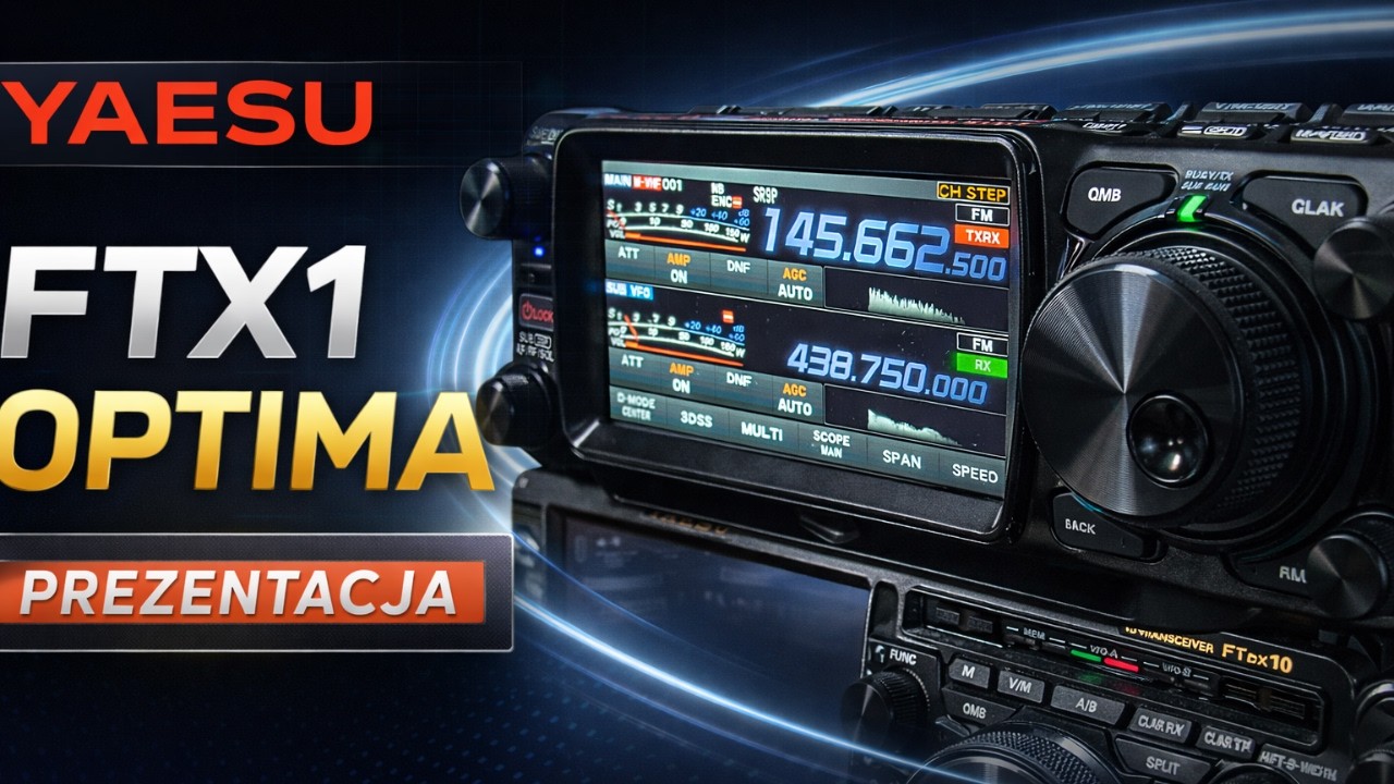 YAESU FTX-1 OPTIMA – Nowoczesny transceiver HF/VHF/UHF | Pełna prezentacja