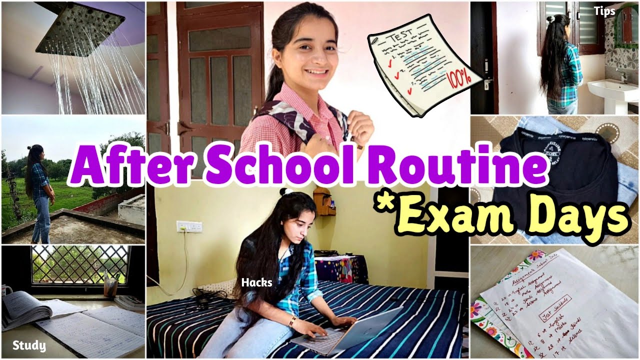 AFTER SCHOOL ROUTINE *EXAM EDITION #school