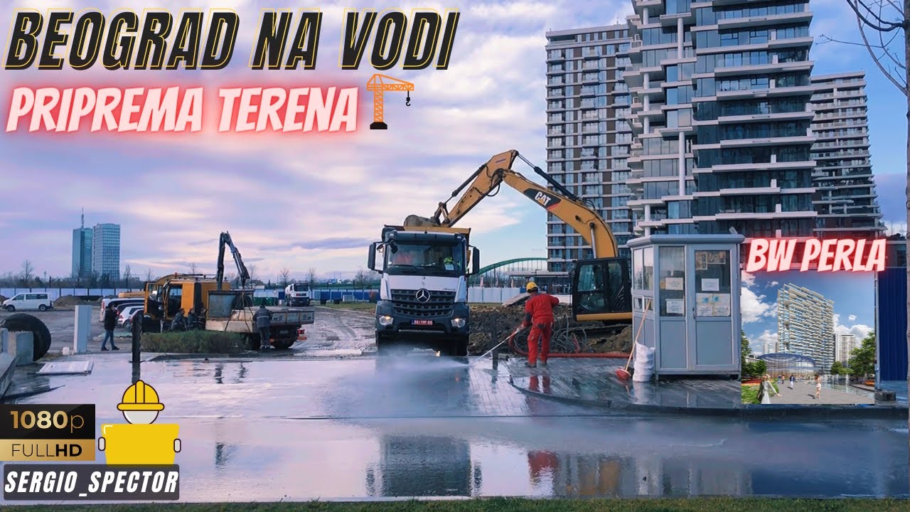Priprema terena za dve nove zgrade u Beogradu na vodi u Hercegovačkoj ulici projekti i budući izgled
