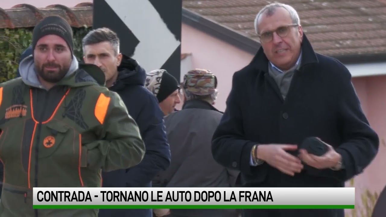 Contrada. Tornano le auto dopo la frana