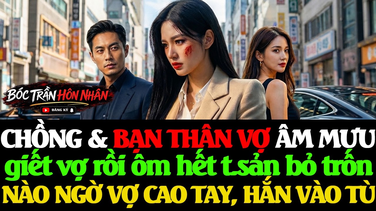 CHỒNG & BẠN THÂN Â.M M.ƯU gi.ế.t vợ, ôm hết t.sản bỏ tr.ốn. NÀO NGỜ VỢ CAO TAY, CẢ 2 KẾT ĐẮNG