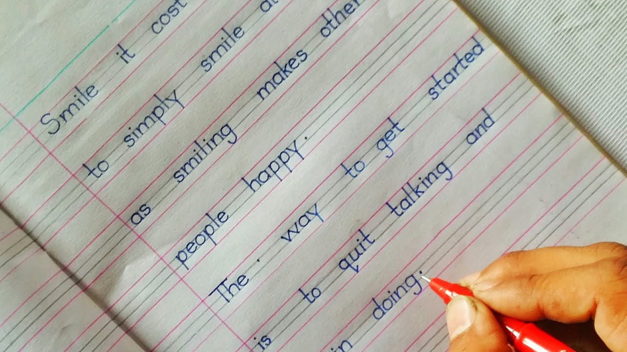 Natest Beautiful english handwriting calligraphy|| super printed Satisfying Handwriting Calligraphy|