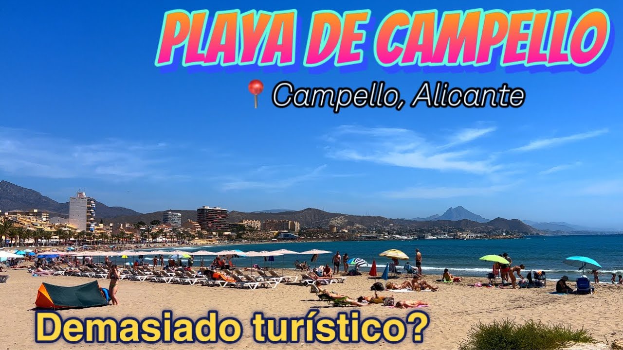 Playa de Campello 🏖️ - es posible vivir en barrio turístico? #emigrarconana #campello