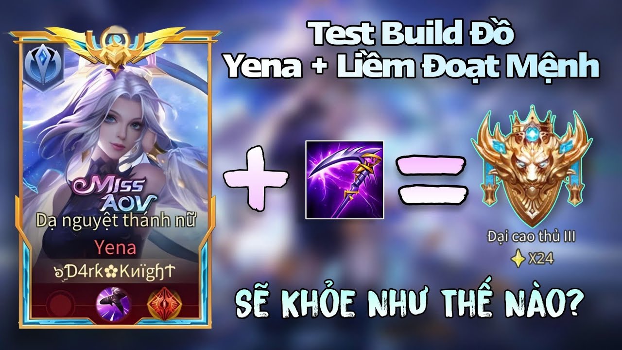 Tổng Hợp Các Trận Đấu (20 Phút ) Cầm Yena Bón Hành Team Địch Rank Cao Thủ 2x