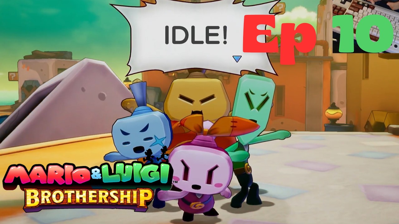 The Ginyu.....wait nevermind, its just IDLE - Mario and Luigi Brothership (10)
