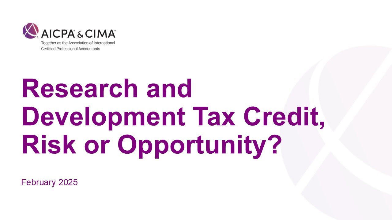 Research and Development Tax Credit, Risk or Opportunity?